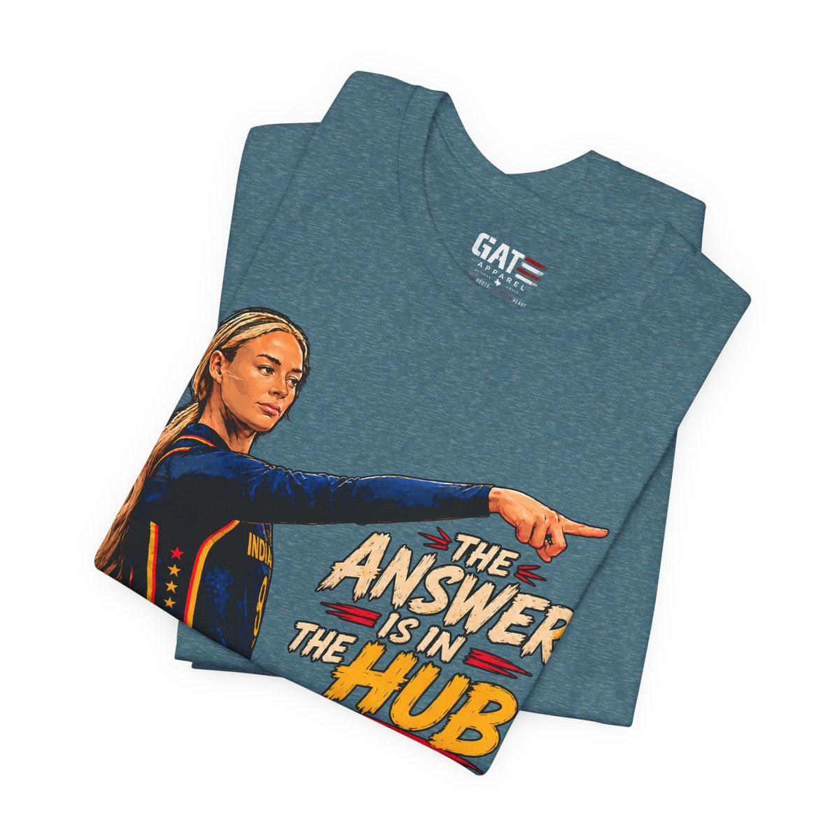 The Answer Is In The Hub Shirt | School Graphic Tee