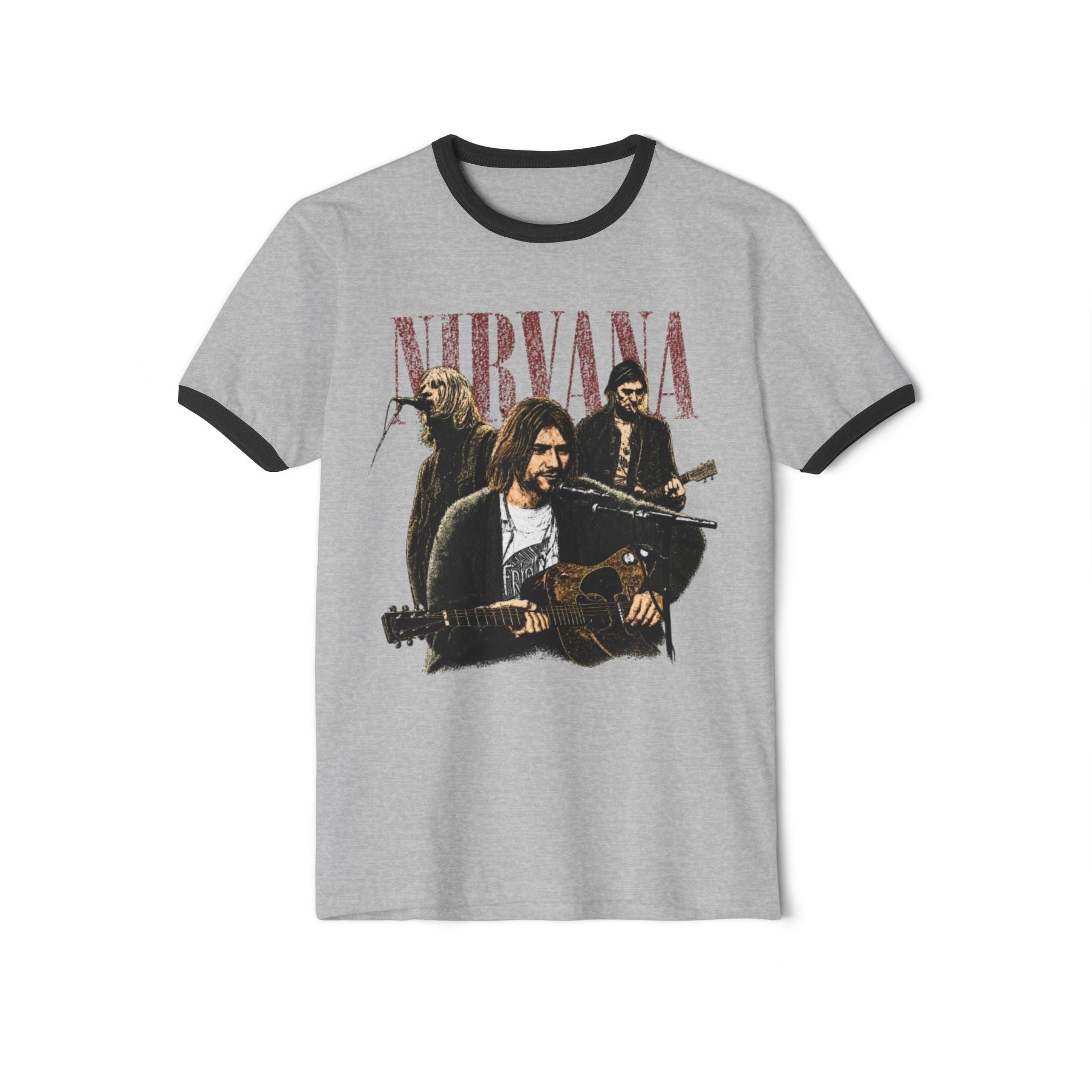 Nirvana Vintage Band Ringer T-Shirt