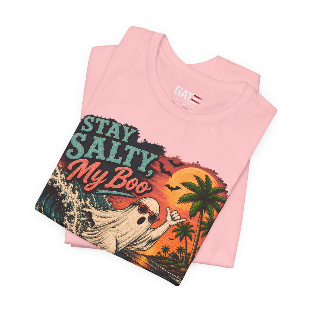 Summerween Shirt, Spooky Beach Shirt, Ghost Beach Tee, Halloween Beach Shirt, Coastal Halloween Tee, Tropical Ghost Shirt