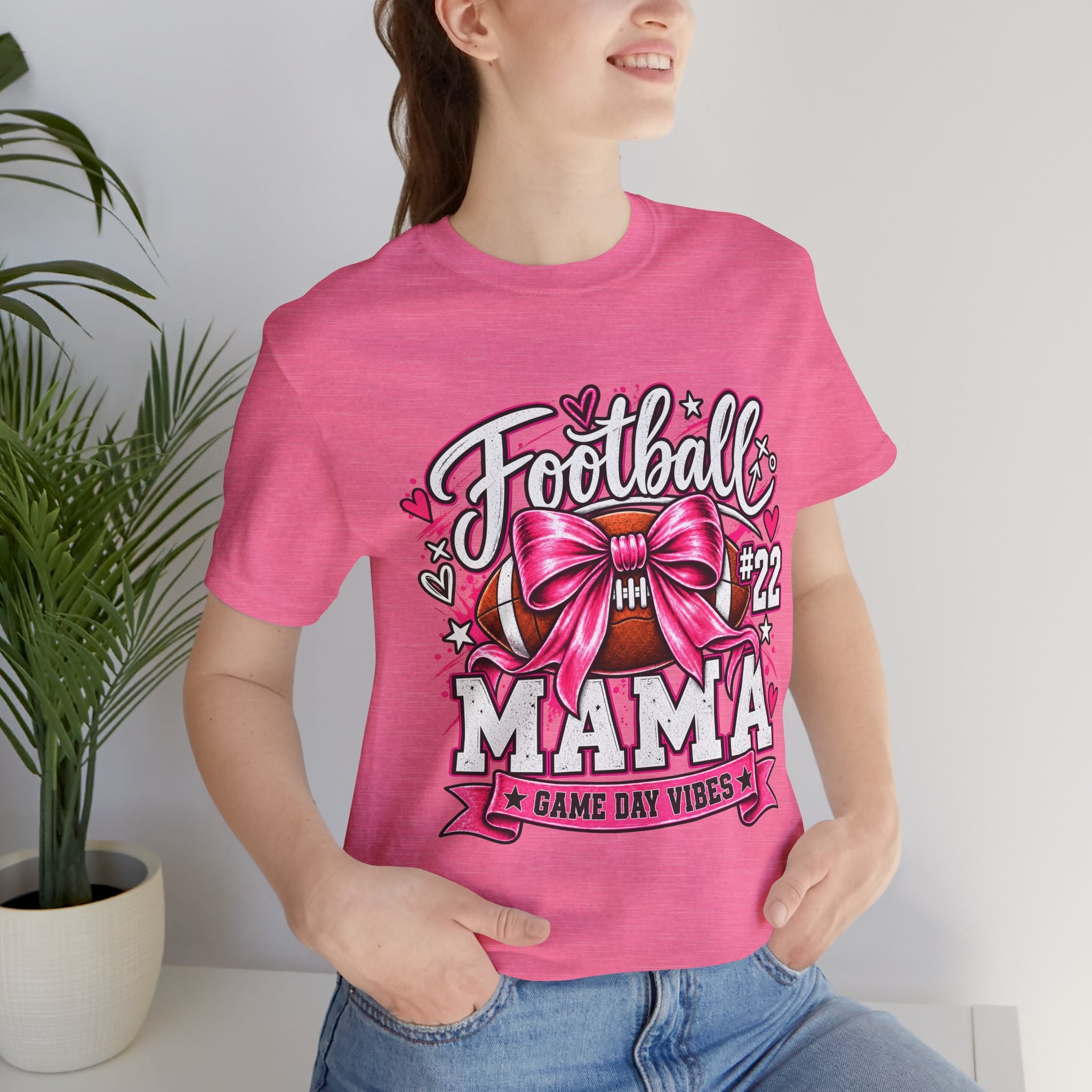 Football Mom Personalized Shirt Custom Player Name Number Player Game Day Tee