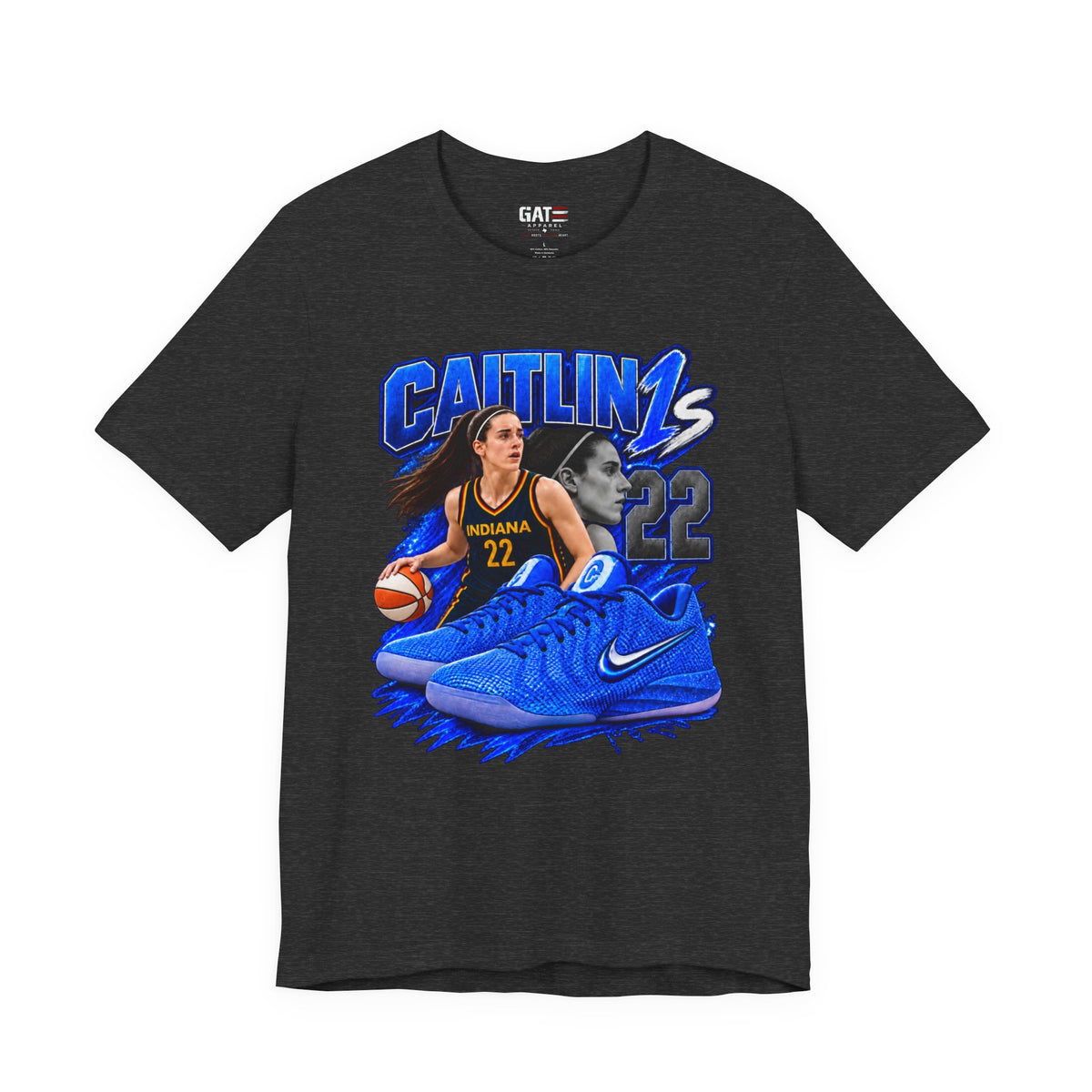 Caitlin Clark Caitlin 1s Racer Blue Classic Sneaker Shirt