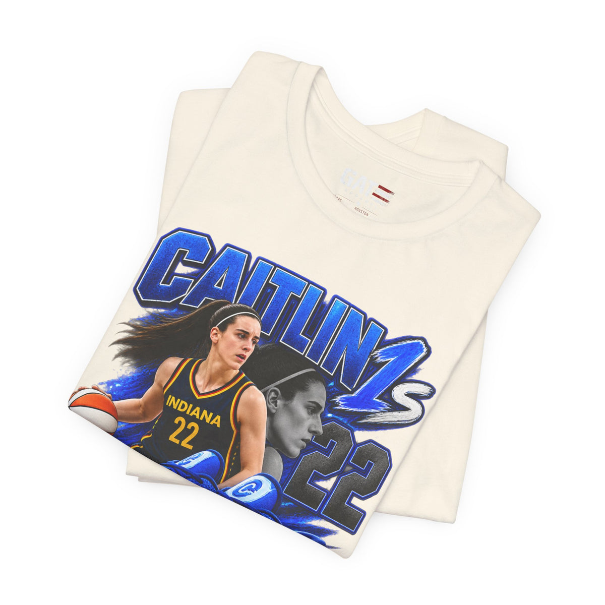 Caitlin Clark Caitlin 1s Blue Racer Sneaker Shirt
