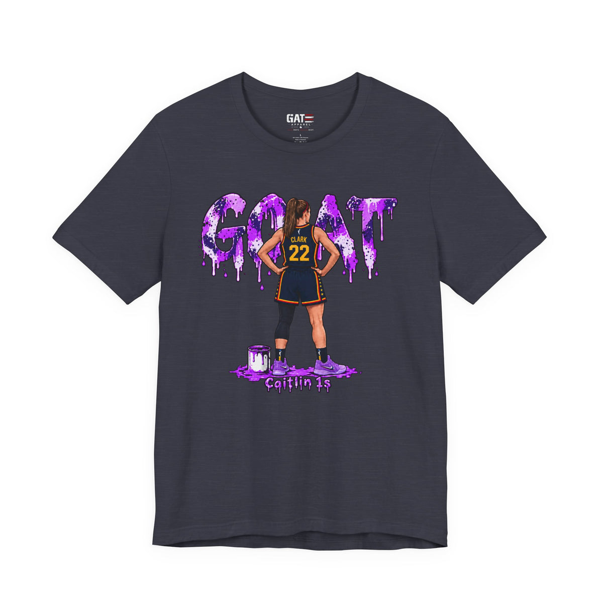 Caitlin Clark Caitlin 1s GOAT Purple Fade Sneaker Shirt