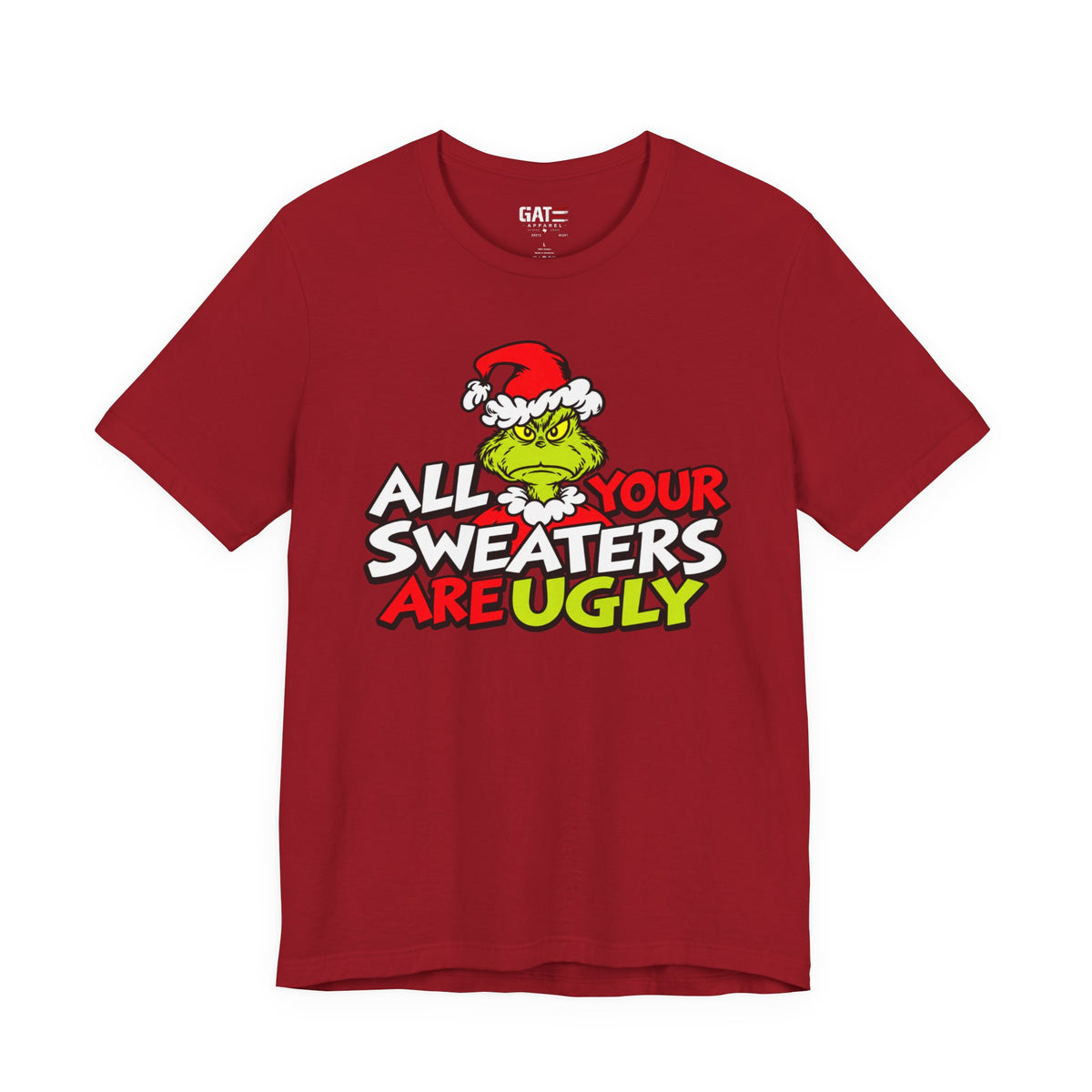Grinch 'All Your Sweaters Are Ugly' Christmas Tee - product image 12