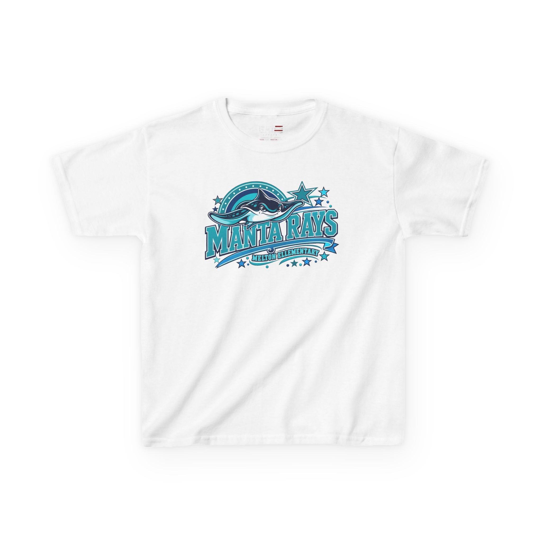 Melton Kids Tee — 'Manta Rays' Ocean Graphic Youth Tee