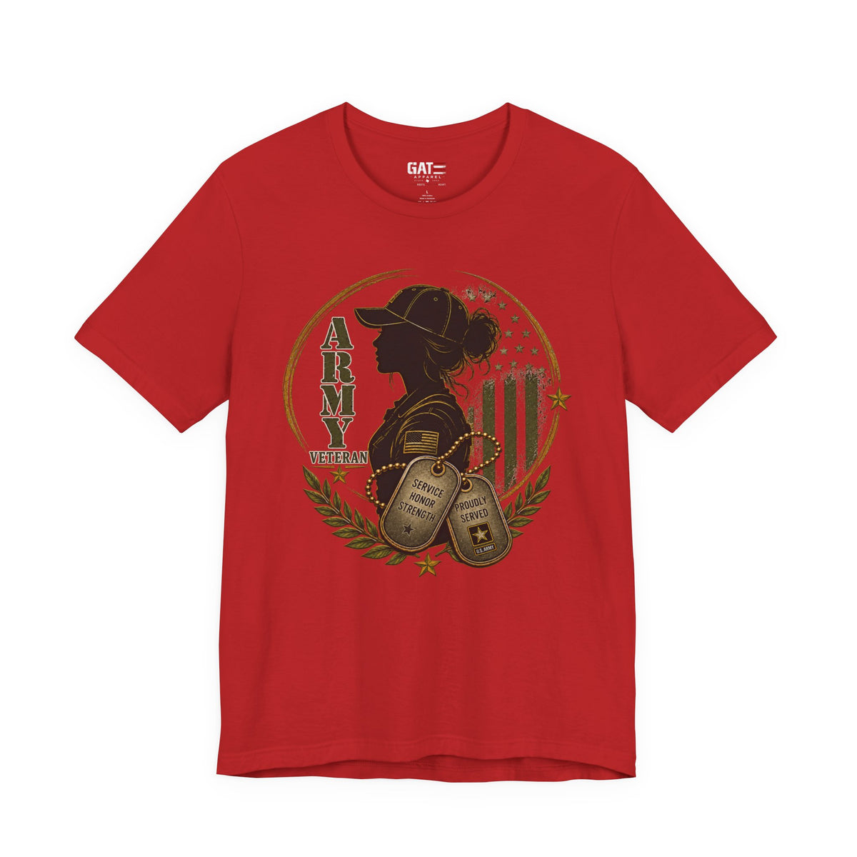 Female Army Veteran Shirt | Women's Military Tee