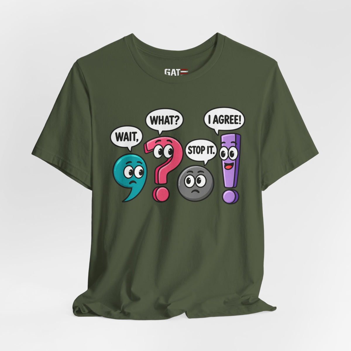 Punctuation Teacher Shirt | Funny Grammar Classroom Tee