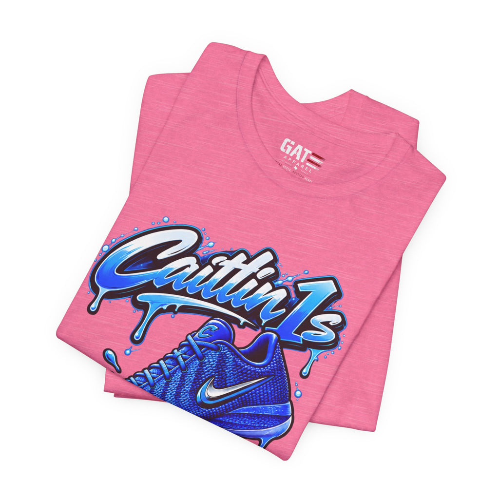 Caitlin Clark Caitlin 1s Racer Blue Drip Sneaker Shirt