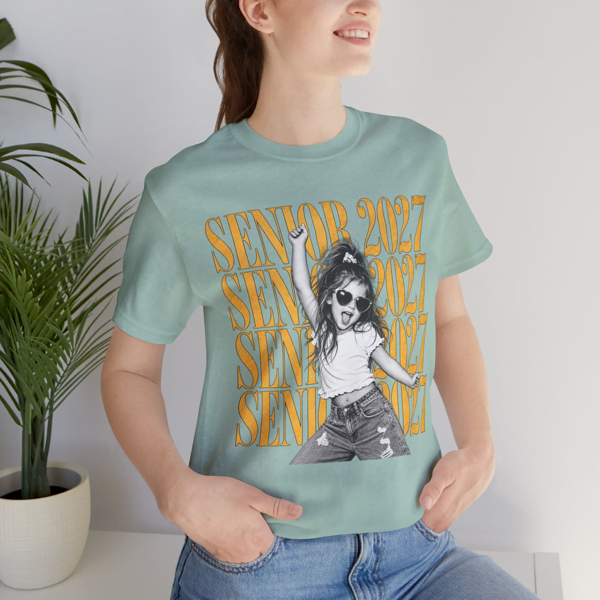 Personalized Senior 2027 Photo Shirt | Graduation Tee