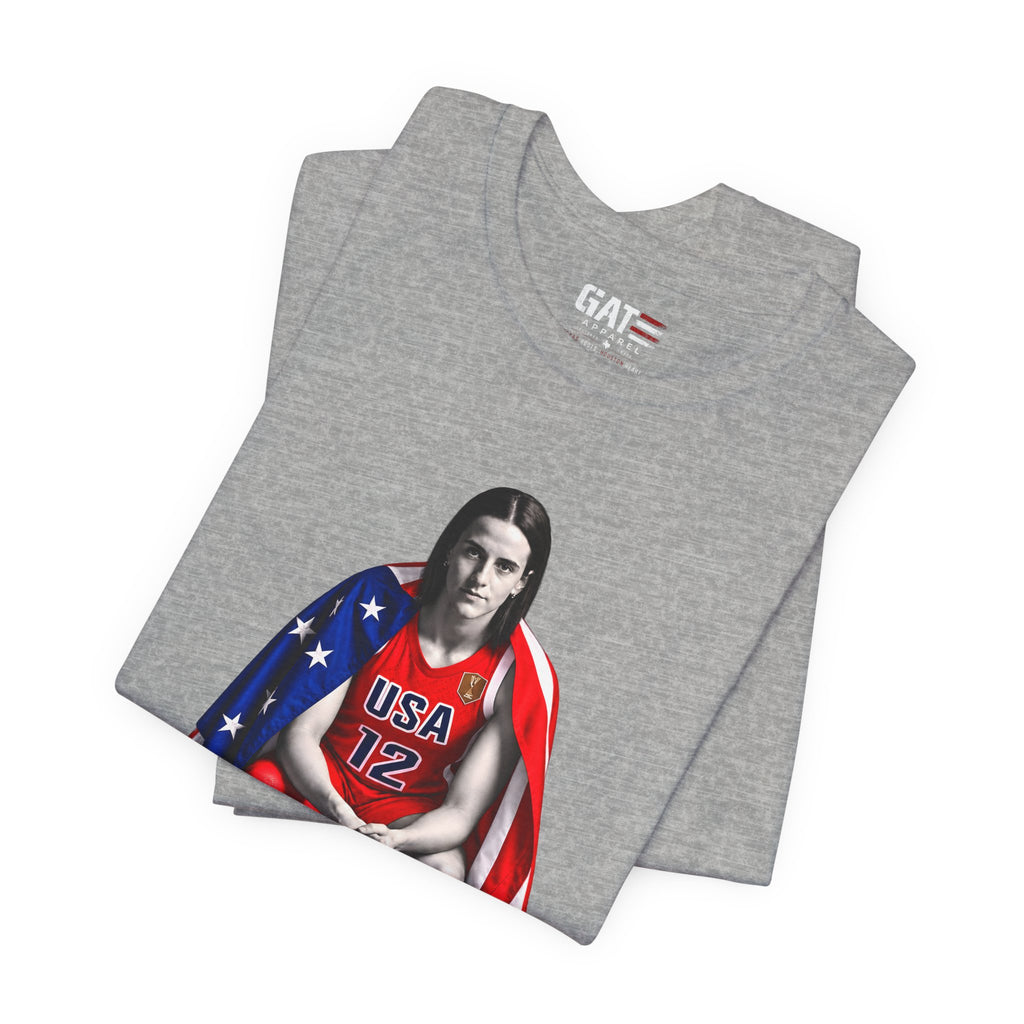Caitlin Clark Team USA Shirt | Indiana Fever WNBA Tee