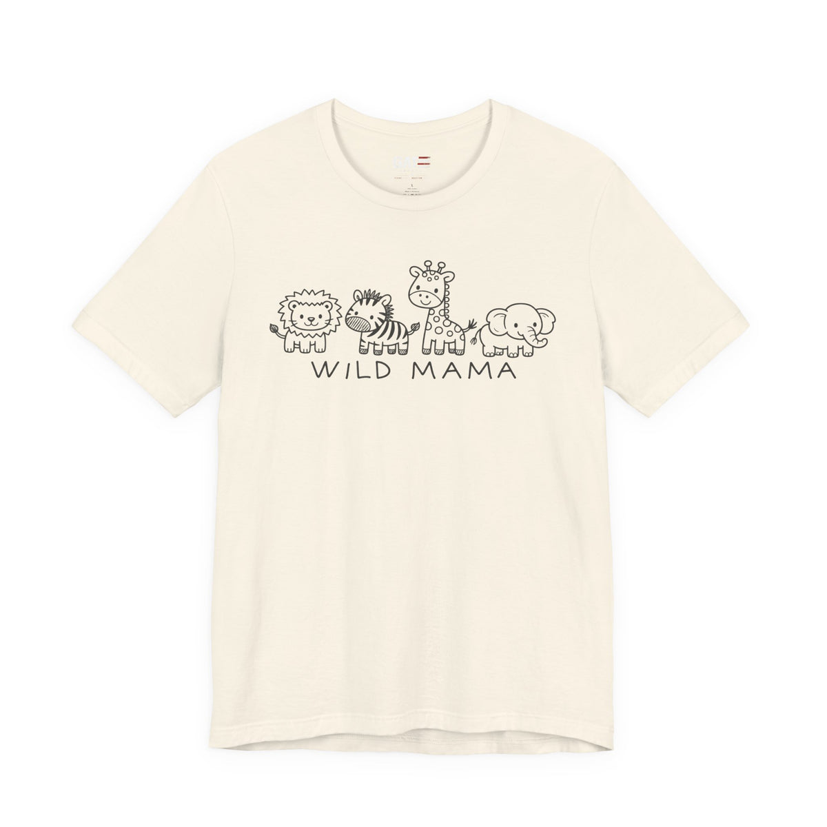 Wild Mama T-Shirt – Cute Baby Animal Graphic Tee for Moms - product image 1
