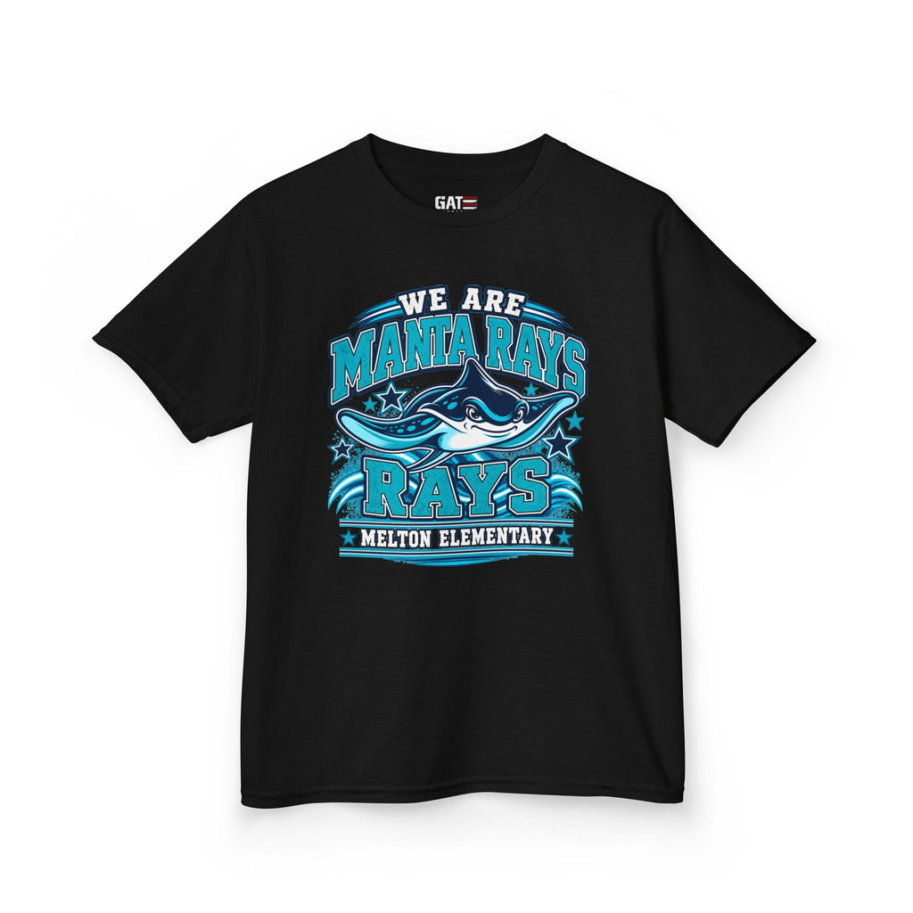 Melton Kids 'We Are Manta Rays' School Spirit T‑Shirt — Melton Elementary