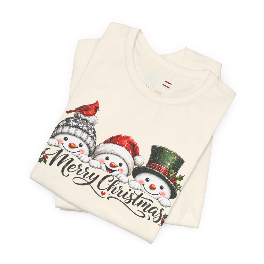 Merry Christmas Snowman Shirt - product mockup view 22