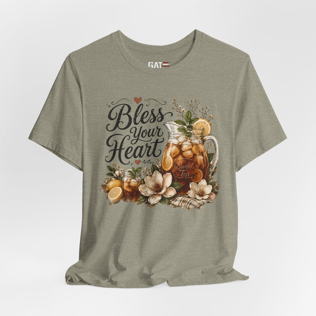 Funny Southern Shirt, Bless Your Heart Tee, Southern Humor Graphic Tee, Magnolia Floral Shirt, Country Girl Gift, Farmhouse Style Tee