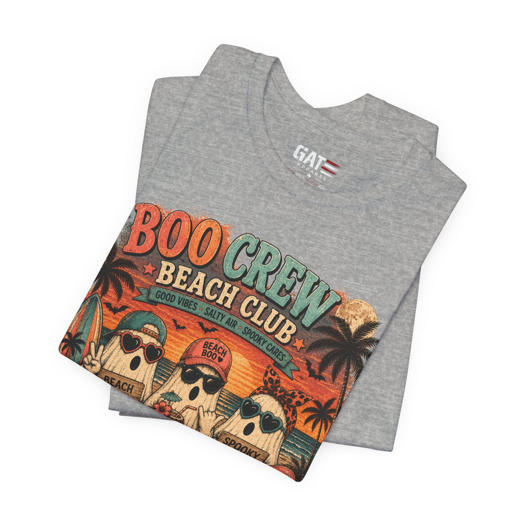 Summerween Shirt, Spooky Beach Shirt, Ghost Beach Tee, Halloween Beach Shirt, Coastal Halloween Tee, Tropical Ghost Shirt