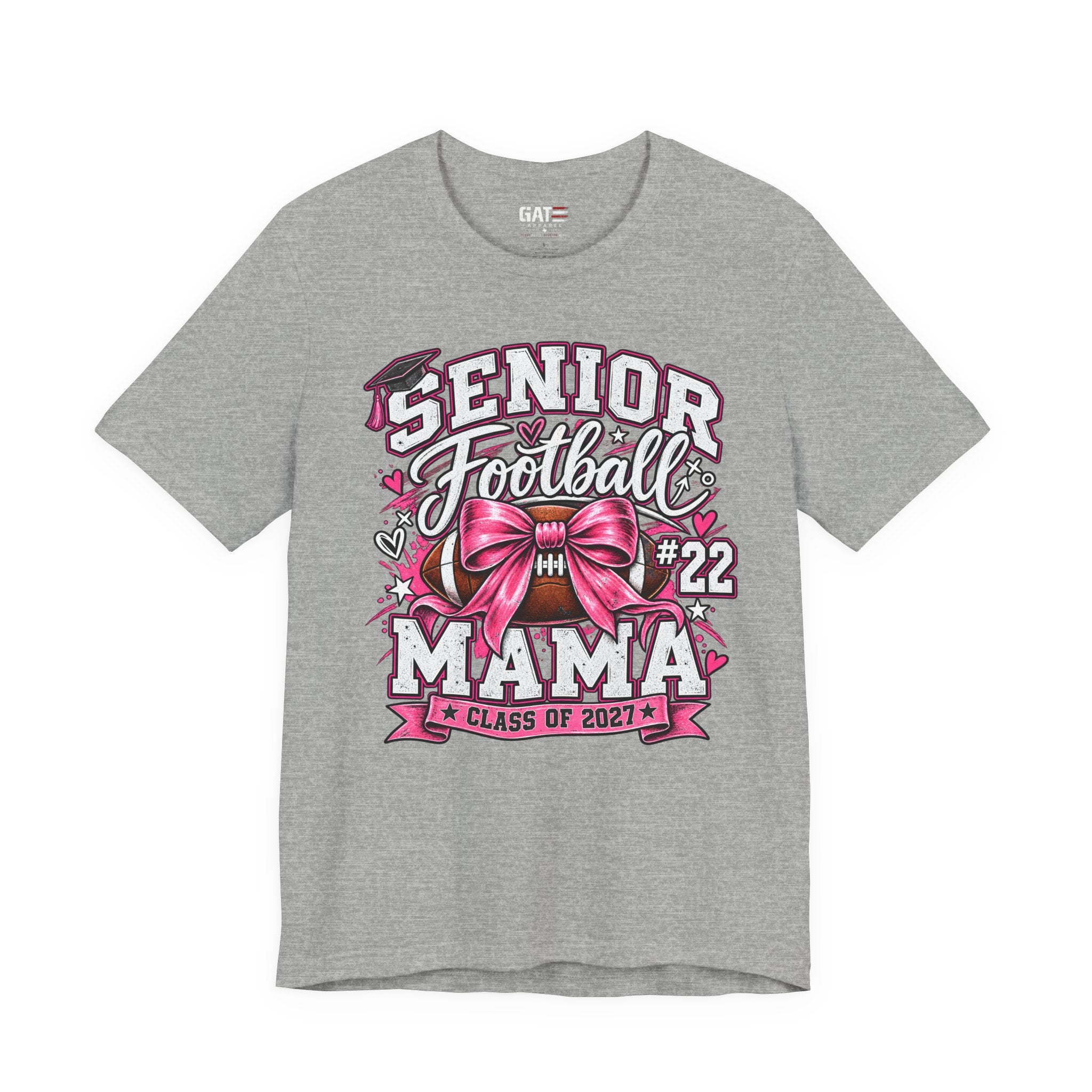 Football Mom Personalized Shirt Custom Player Name Number Helmet Game Day Tee