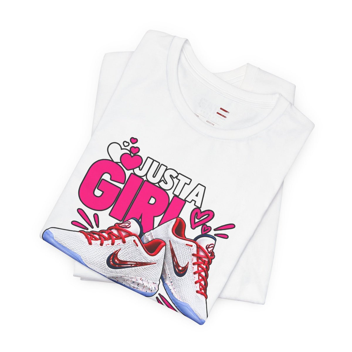 Caitlin Clark Caitlin 1s Just a Girl Sneaker Shirt | Style 4
