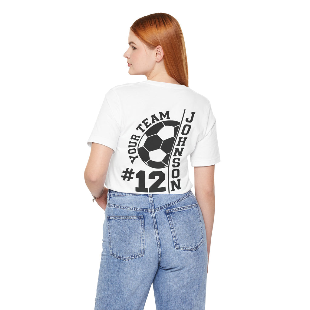 Soccer Mom Tee — Personalized Back Number & Name Soccer Shirt