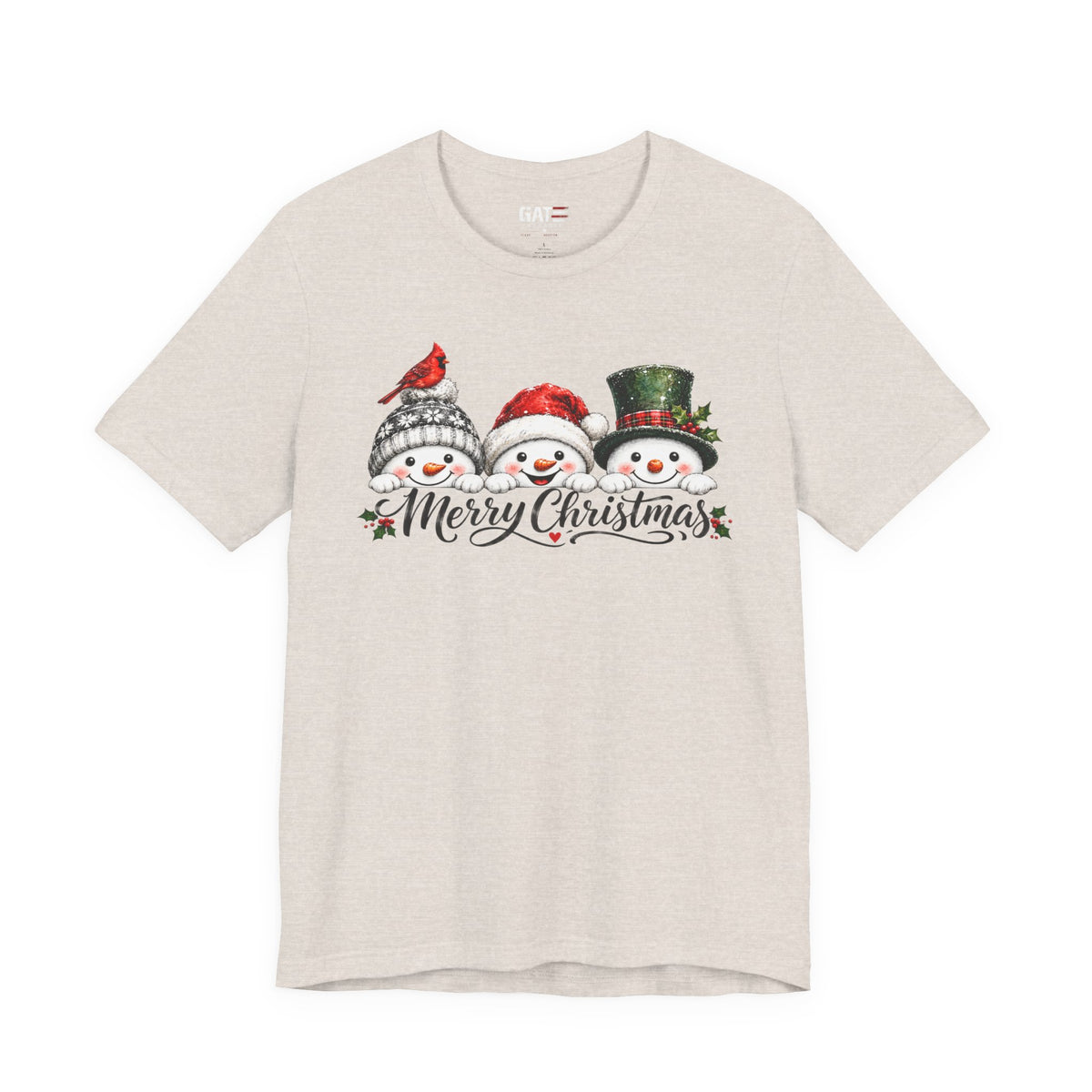 Merry Christmas Snowman Shirt - product mockup view 1