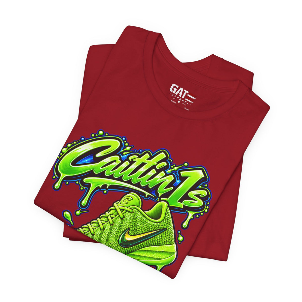 Caitlin Clark Caitlin 1s Electric Green Sneaker Shirt