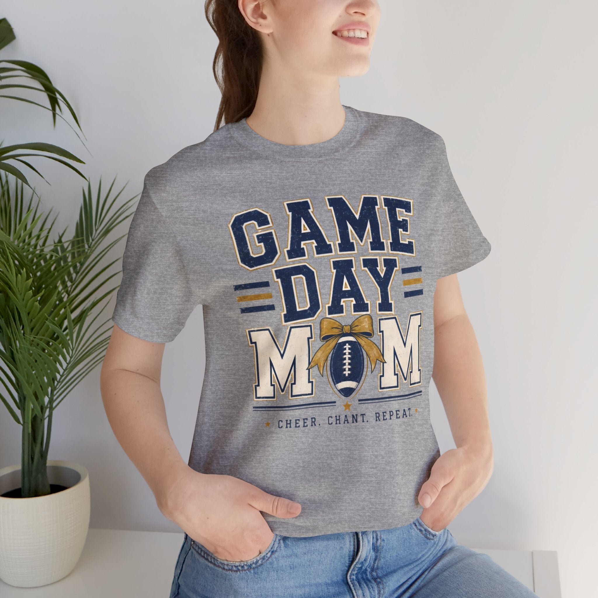 Game Day Mom T-Shirt — Football Cheer & Mom Tee ("Game Day Mom" design)
