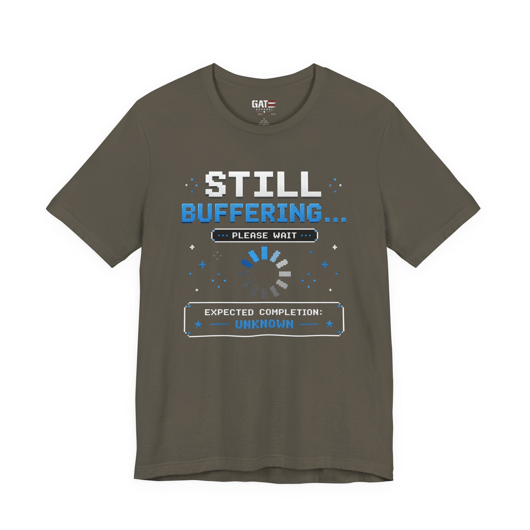 Funny Gamer Shirt, Buffering Shirt, Retro Gaming Tee, Gamer Gift, Video Game Shirt, Loading Screen Humor, Nerd T Shirt