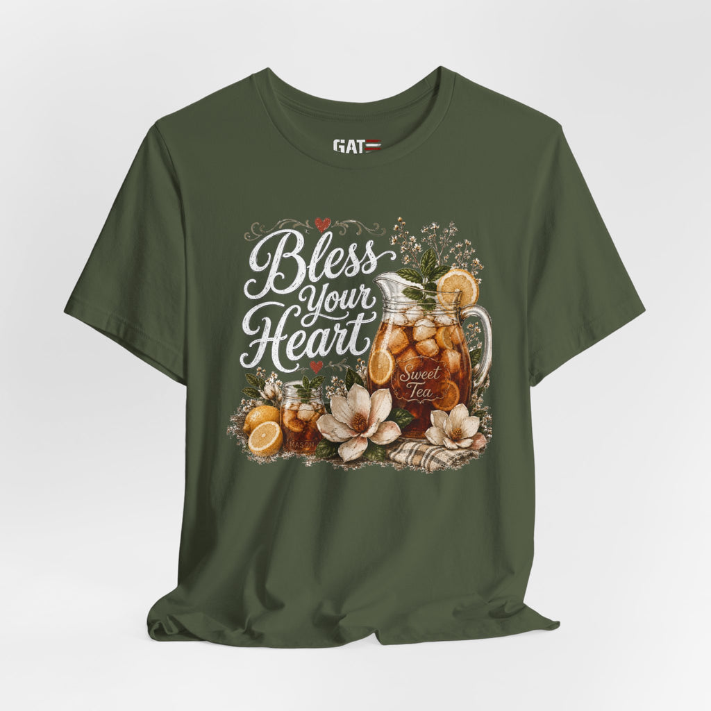 Funny Southern Shirt, Bless Your Heart Tee, Southern Humor Graphic Tee, Magnolia Floral Shirt, Country Girl Gift, Farmhouse Style Tee