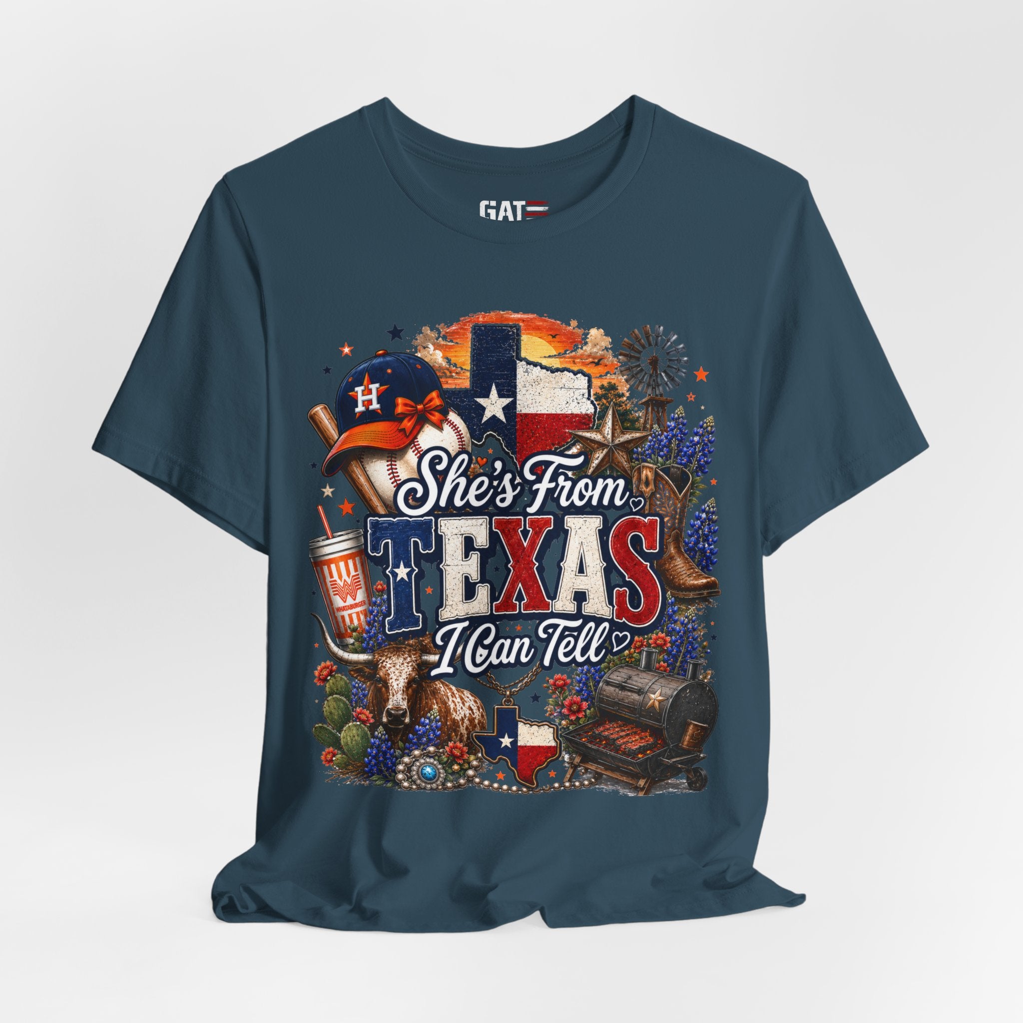 She's From Texas T-Shirt — Texas Pride Graphic Tee