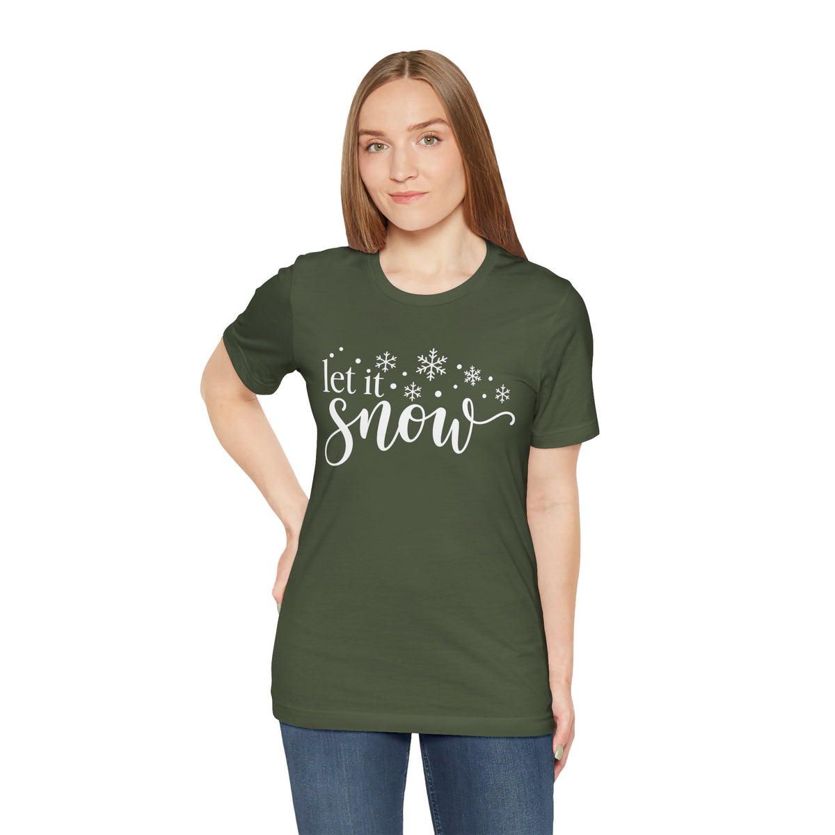 Let It Snow Winter Shirt - product mockup view 24