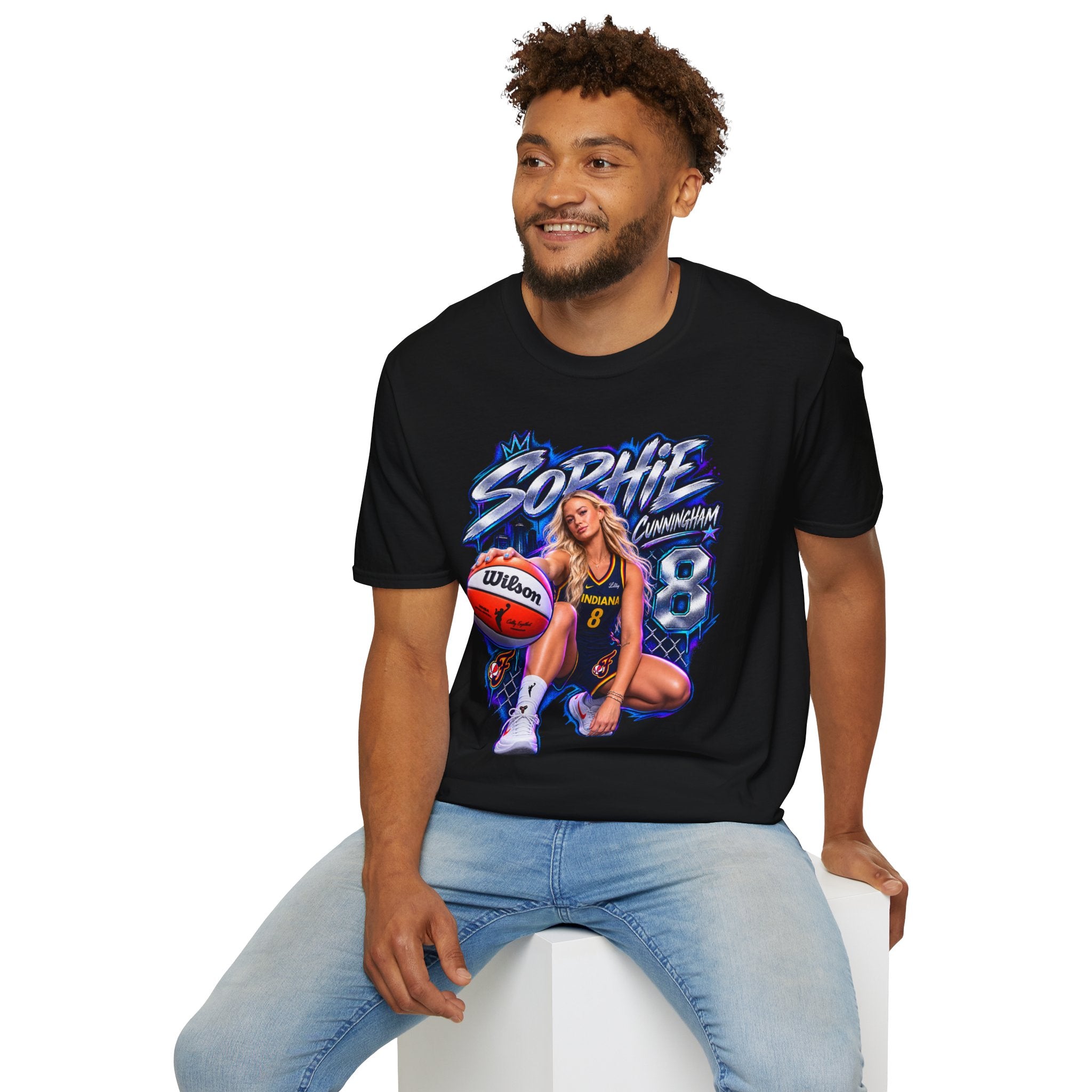 Sophie Cunningham Indiana Fever Shirt WNBA Basketball Graphic Tee