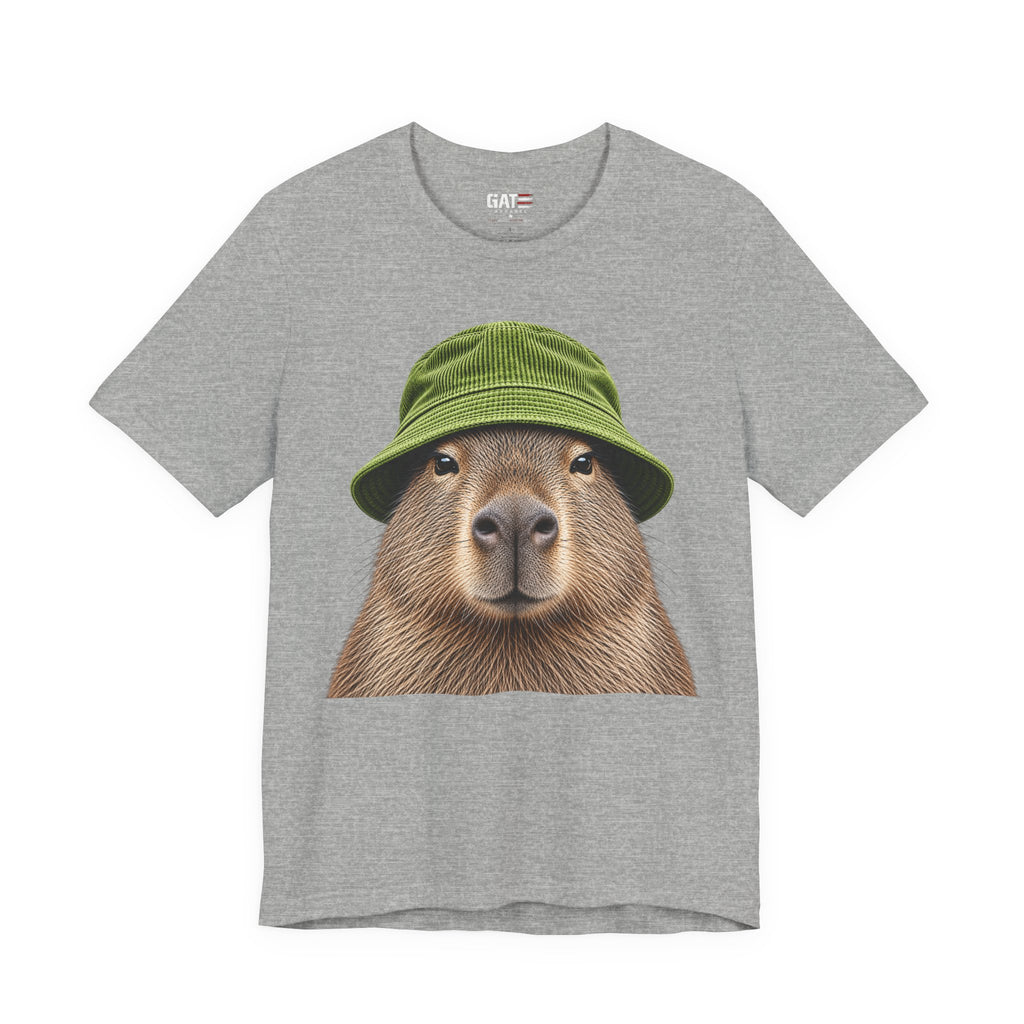 Capybara wearing a beanie graphic T-shirt - alternate product photo 6