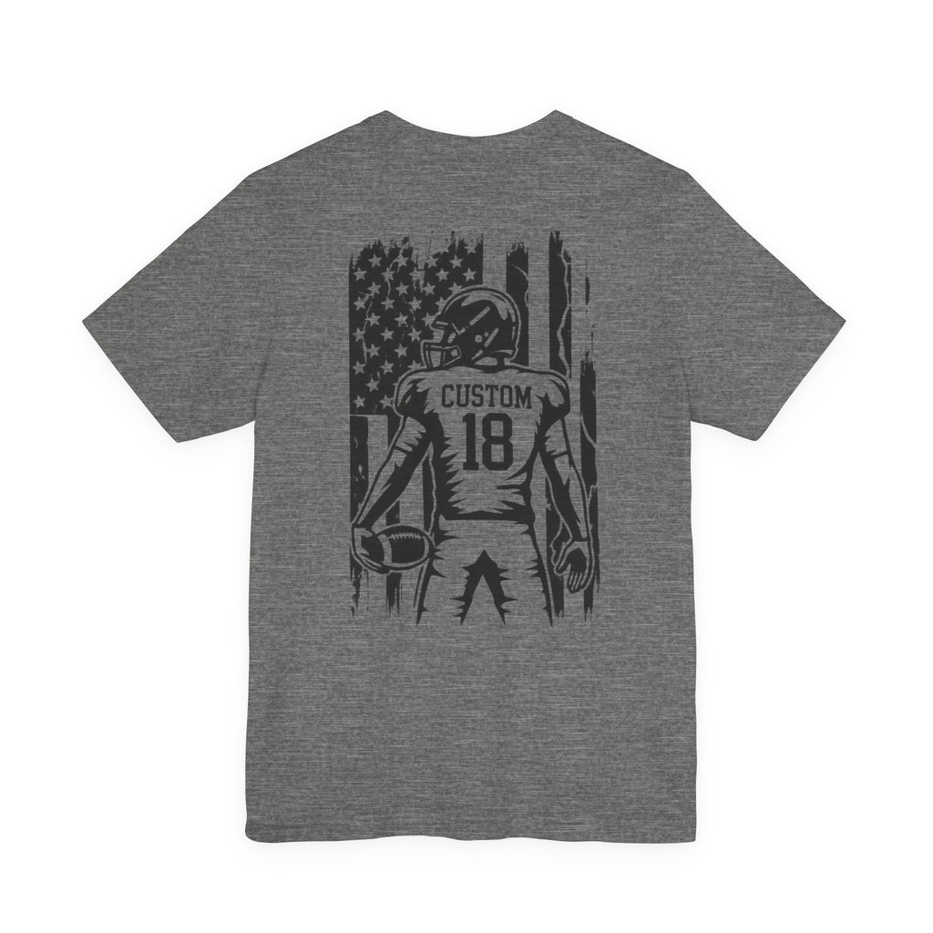 Football Mom Personalized Shirt Custom Player Name Number Game Day Tee