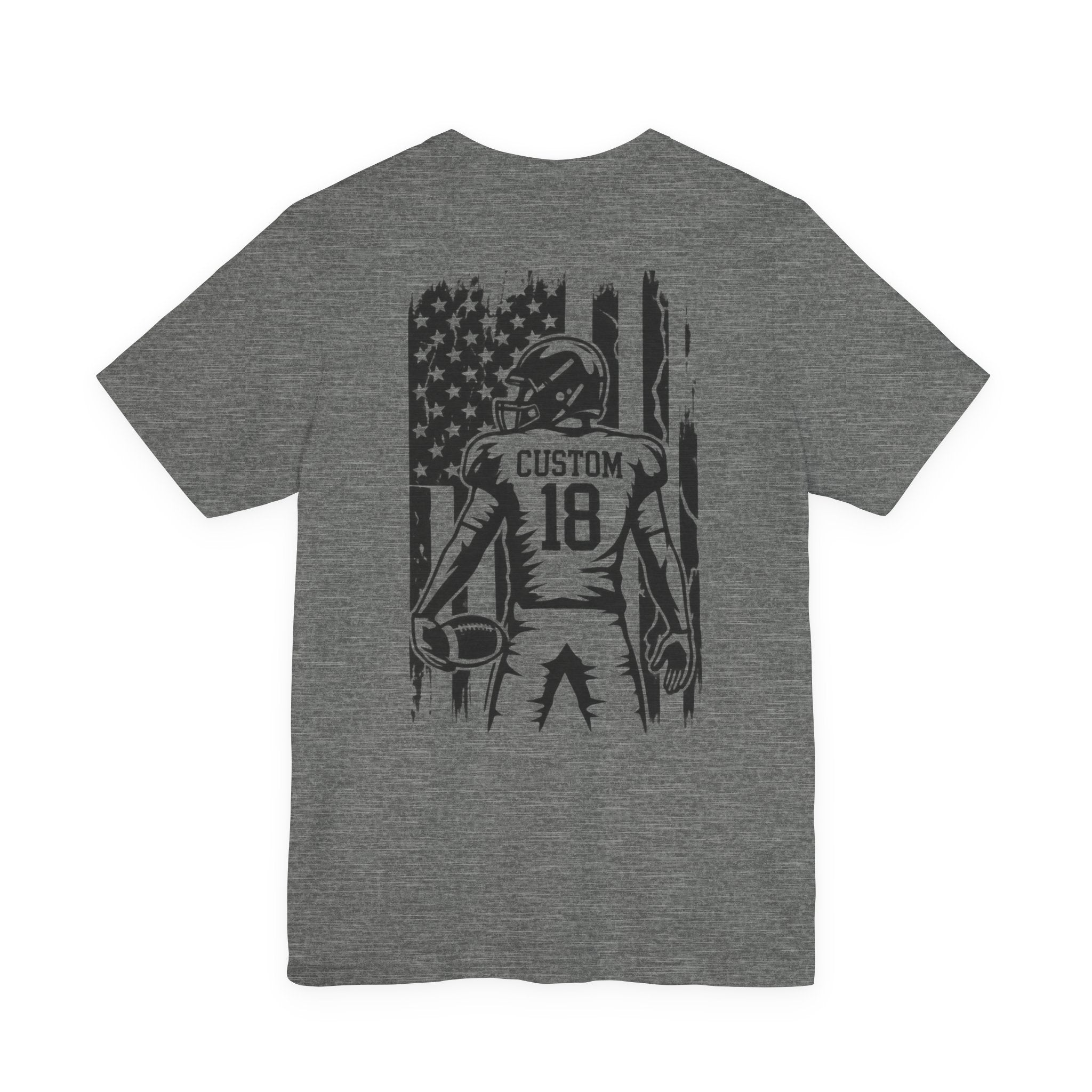 Football Mom Personalized Shirt Custom Player Name Number Game Day Tee