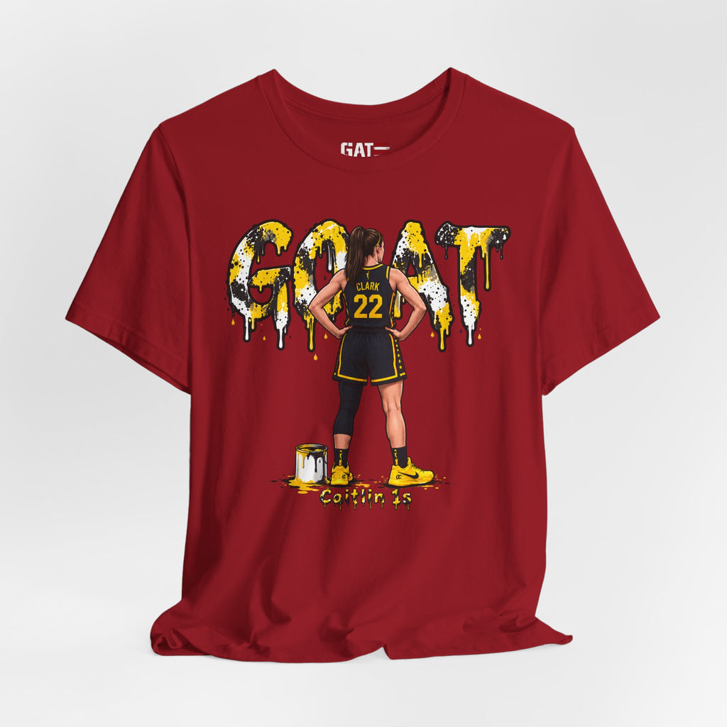 Caitlin Clark Caitlin 1s GOAT Yellow Sneaker Shirt