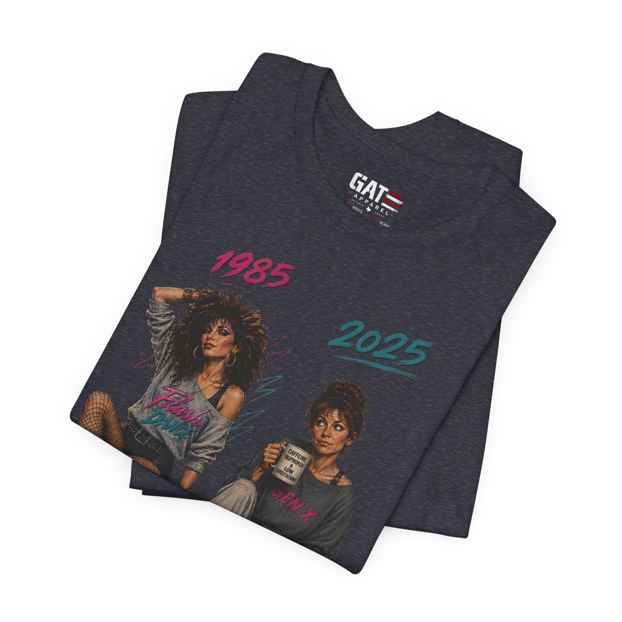 Retro 80s Vibes Tee — "1985 2023 Same Deal?" Graphic T-Shirt