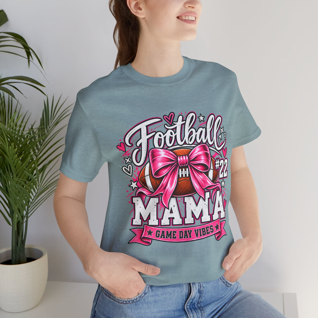Football Mom Personalized Shirt Custom Player Name Number Player Game Day Tee