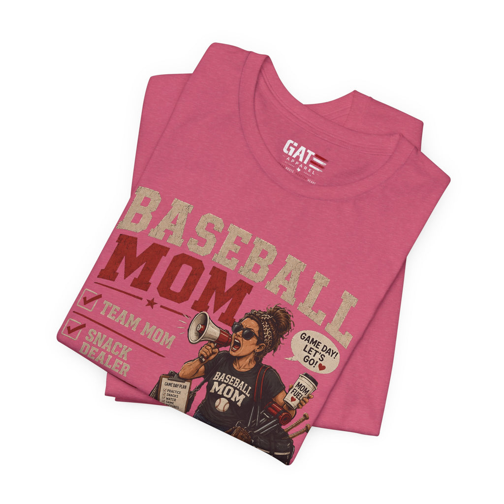 Baseball Mom Shirt, Baseball Mom Gift, Team Mom Shirt, Sports Mom Tee, Game Day Mom Shirt, Baseball Mama Shirt, Snack Dealer, Biggest Fan