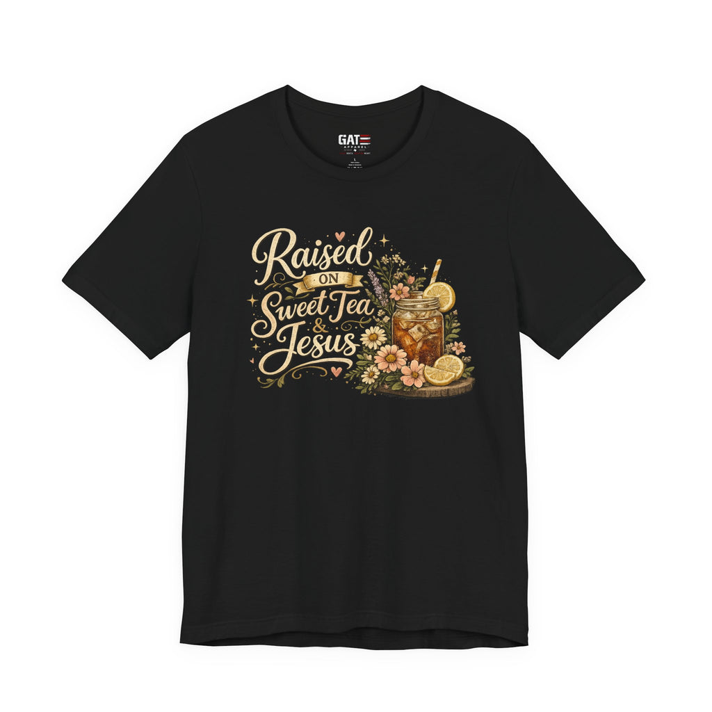 Southern Faith Shirt for Women, Christian Country Graphic Tee, Floral Mason Jar Design, Religious Gift, Southern Girl Apparel