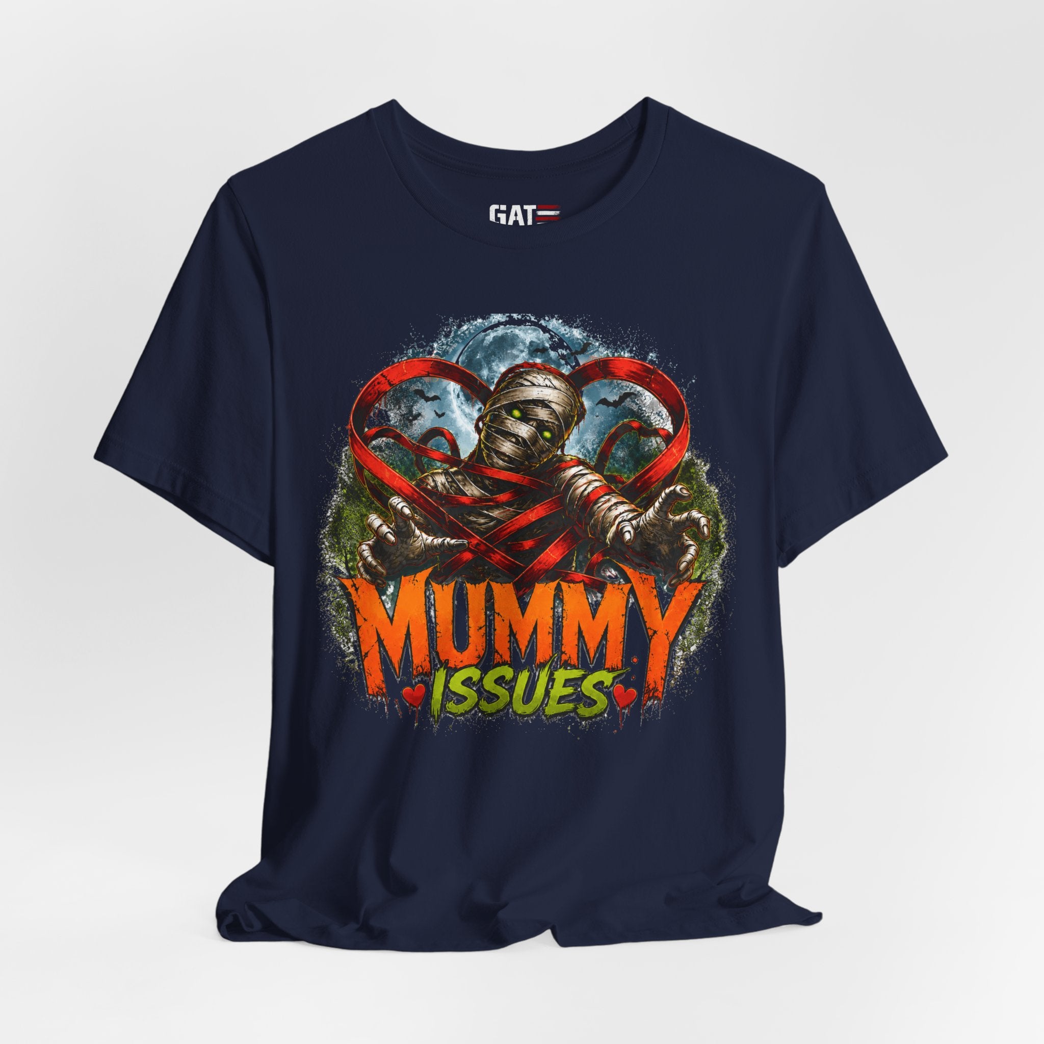 Mummy Issues T-Shirt - Funny Retro Halloween Mummy Graphic Tee