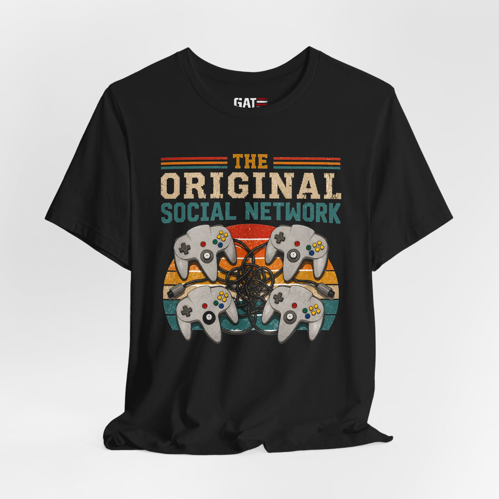 Original Social Network Shirt, Retro Gamer Shirt, N64 Inspired Gaming Tee, 90s Gamer Gift, Vintage Video Game Shirt