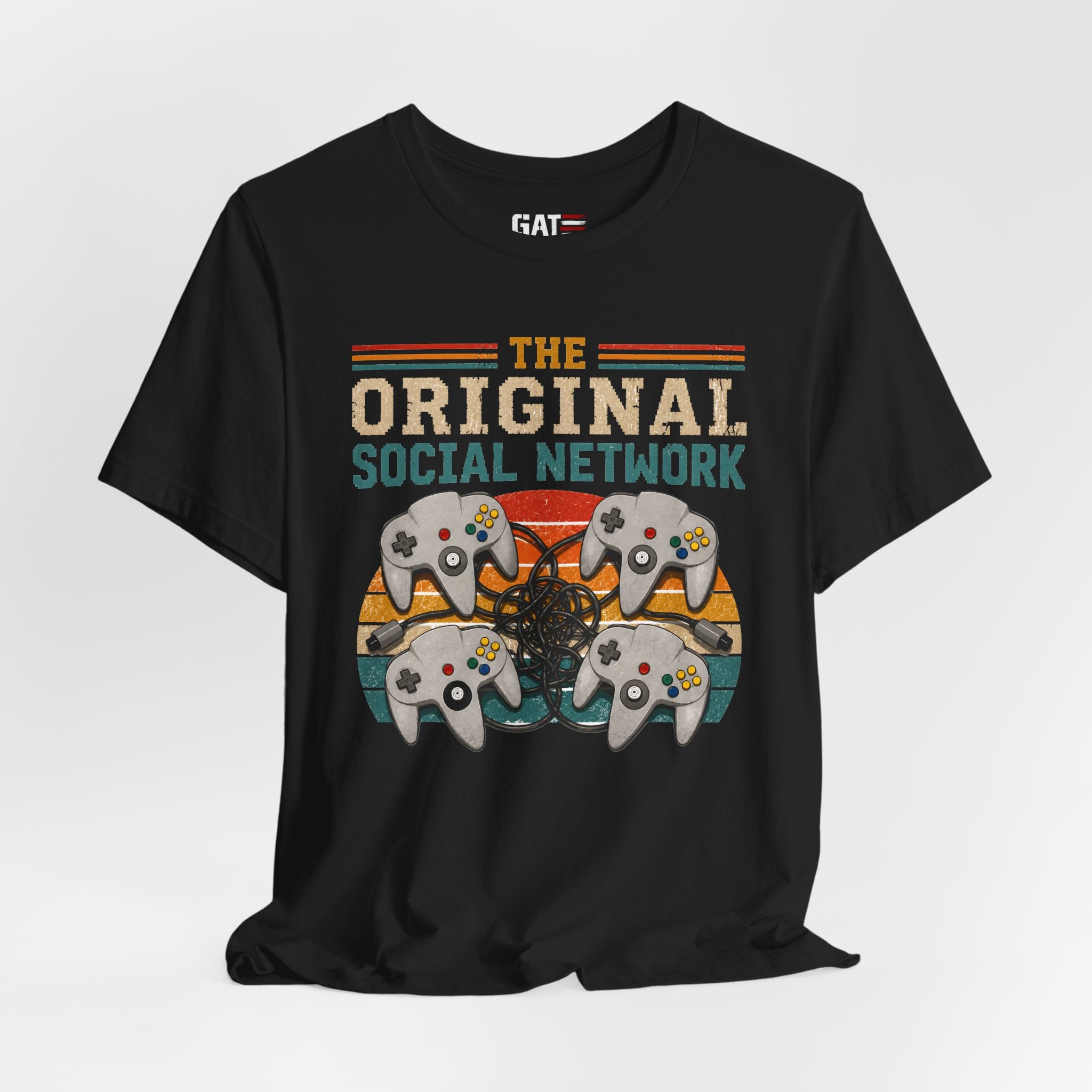 Original Social Network Shirt, Retro Gamer Shirt, N64 Inspired Gaming Tee, 90s Gamer Gift, Vintage Video Game Shirt