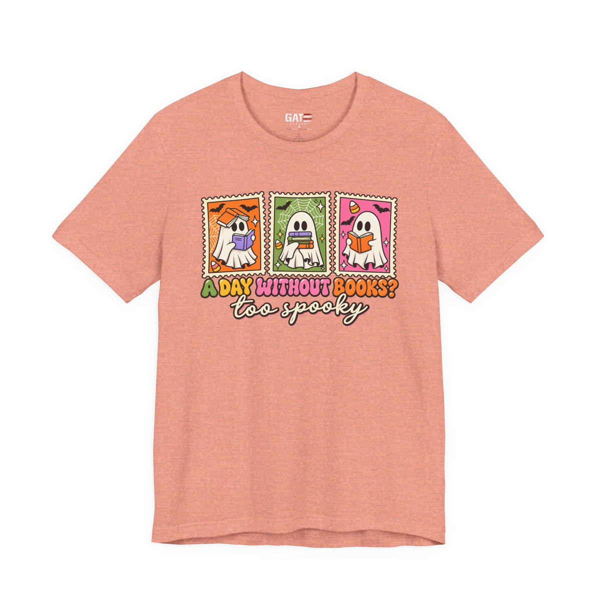 Halloween Book Lover Shirt – A Day Without Books Is Too Spooky – product photo