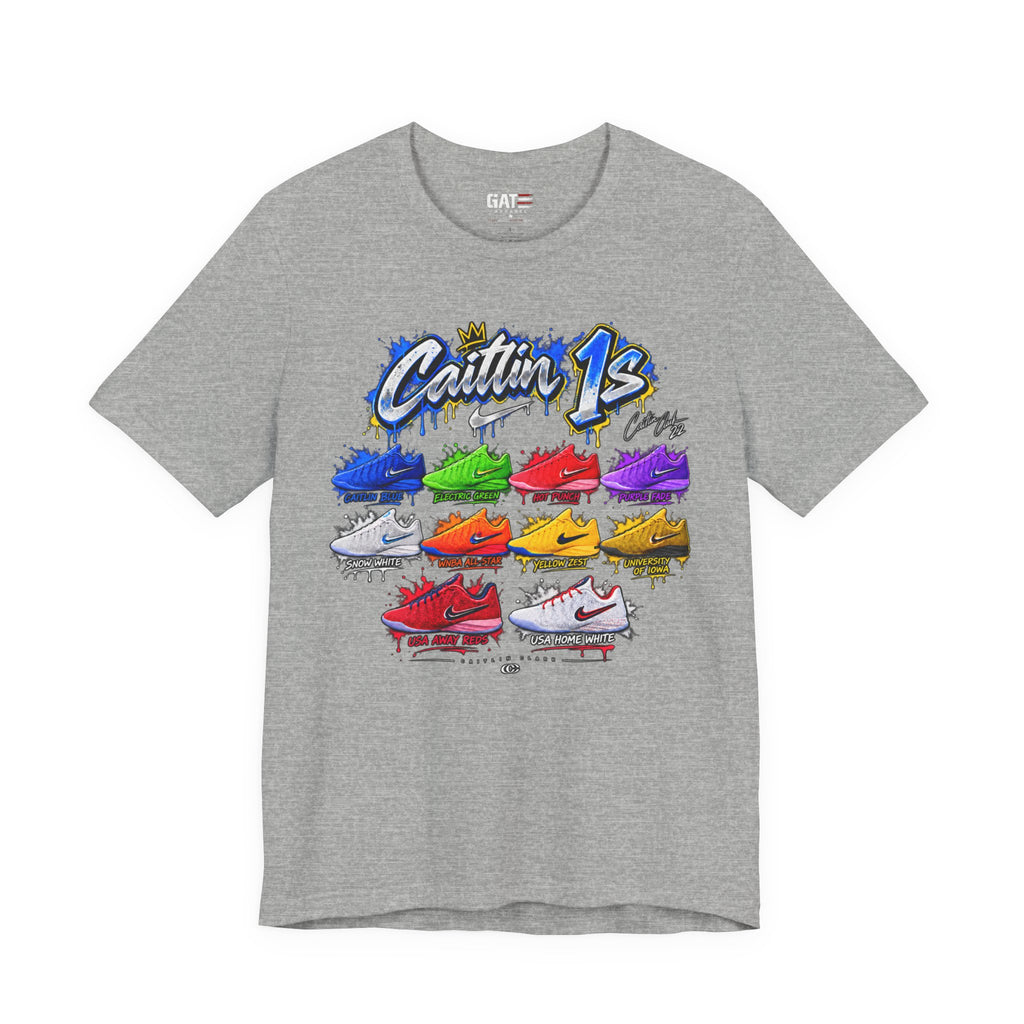 Caitlin Clark Caitlin 1s Sneaker Shirt | Indiana Fever Tee