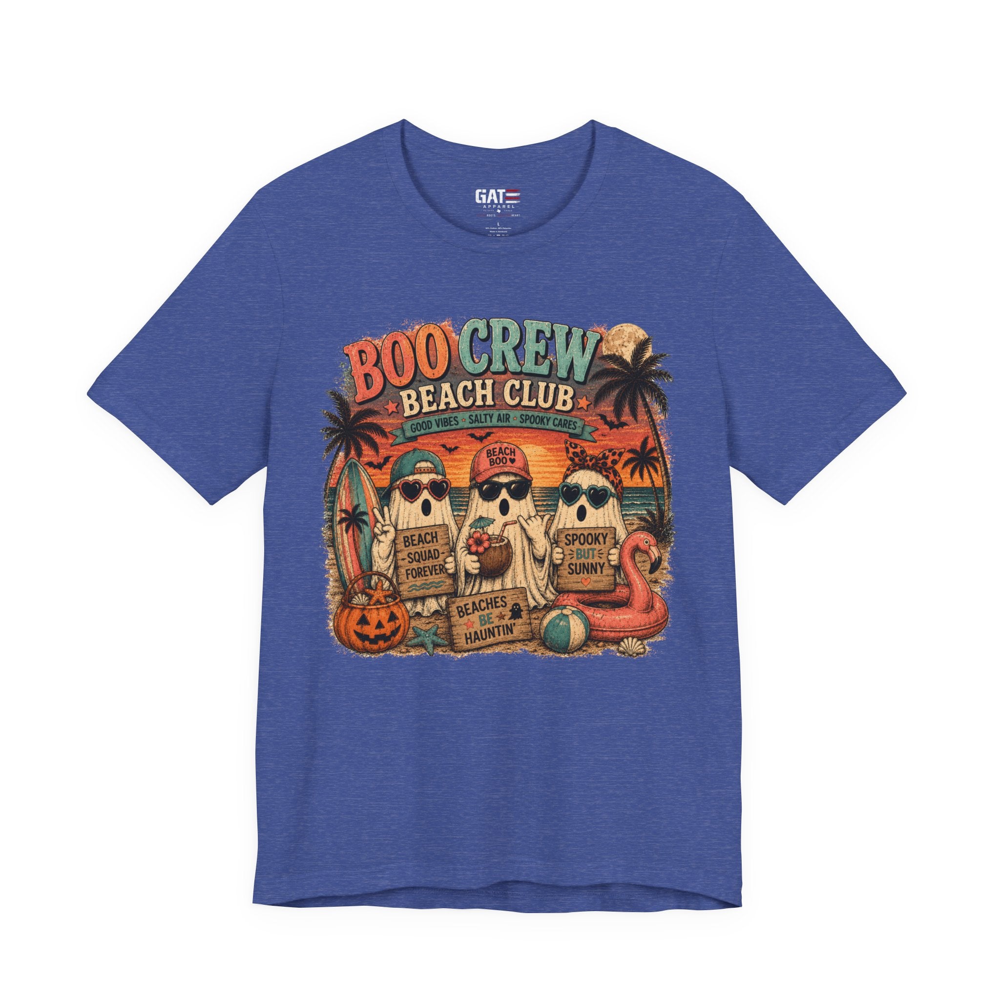 Summerween Shirt, Spooky Beach Shirt, Ghost Beach Tee, Halloween Beach Shirt, Coastal Halloween Tee, Tropical Ghost Shirt