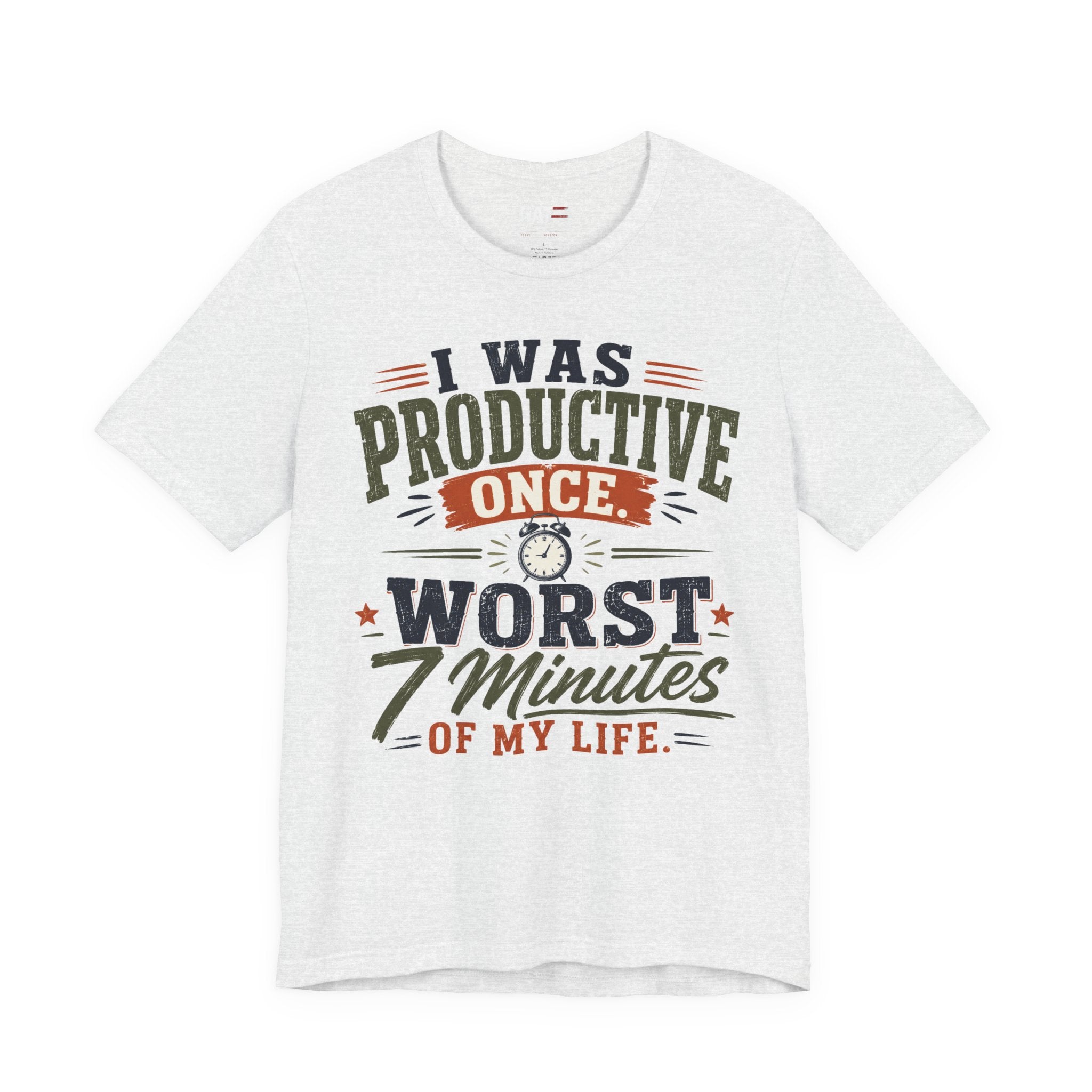 I Was Productive Once Tee — Funny Graphic Short Sleeve T-Shirt