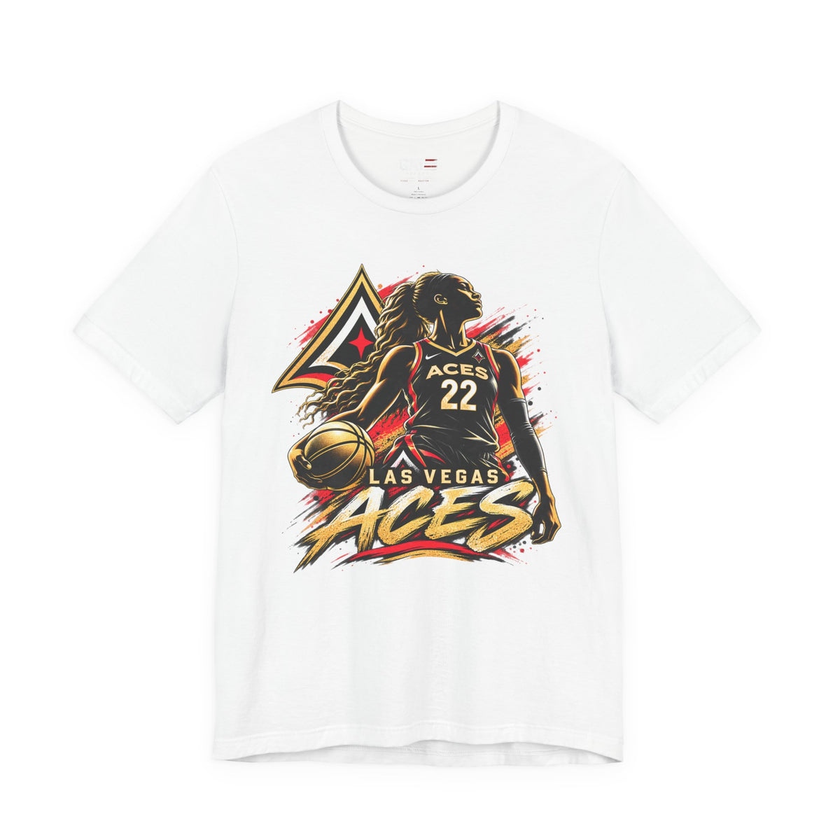 Las Vegas Aces Basketball Shirt – WNBA Game Day Graphic Tee product mockup 2