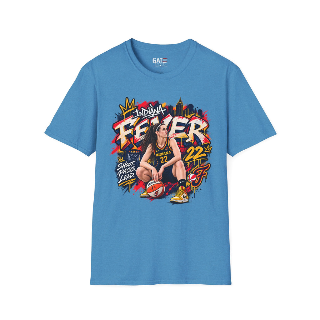 Caitlin Clark Indiana Fever WNBA Basketball Graphic T Shirt Women's Fan Tee