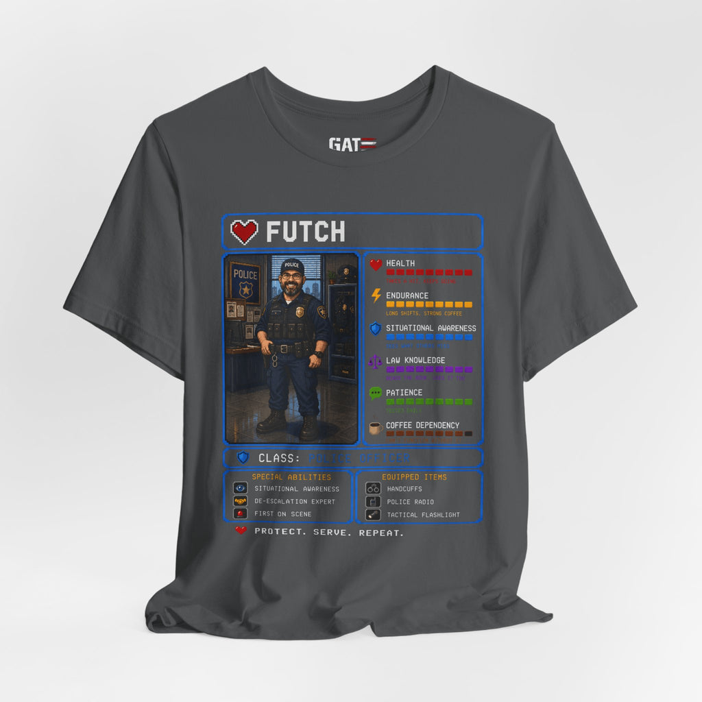 Custom Police Officer RPG Character Shirt | Personalized Law Enforcement Gift