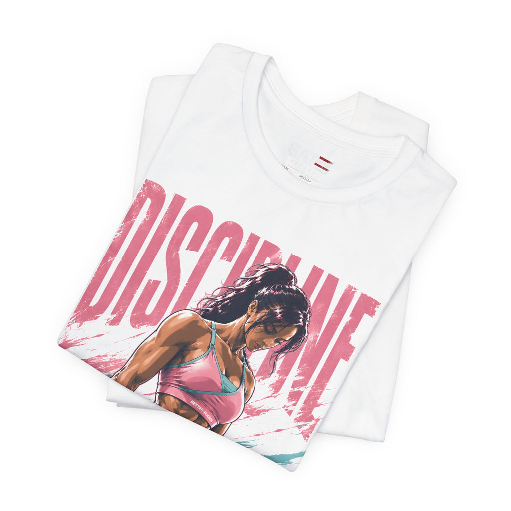Discipline Looks Good On You Shirt, Women's Gym Shirt, Motivational Workout Tee, Fitness Graphic T Shirt, Cute Gym Apparel, Weightlifting