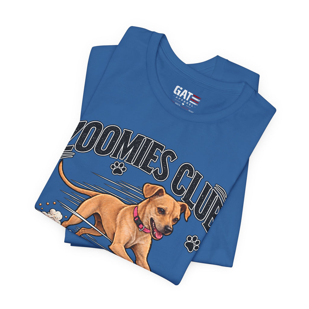 Personalized Zoomies Club Dog Shirt | Custom Pet Tee